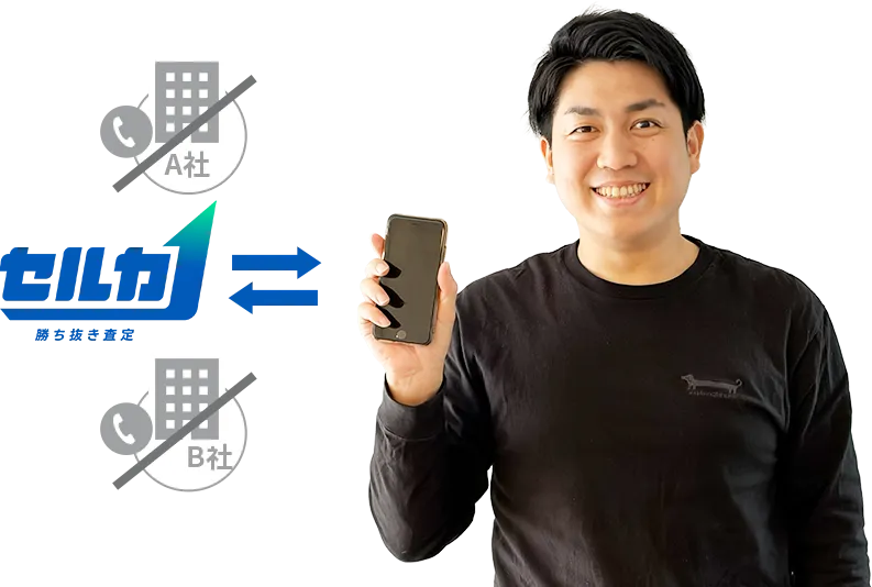 電話はセルカのみ_男性