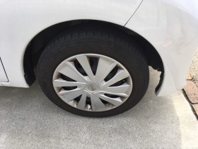 タイヤホイール前