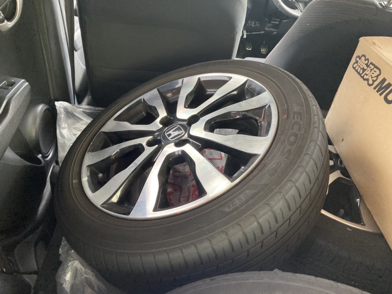 タイヤホイール後