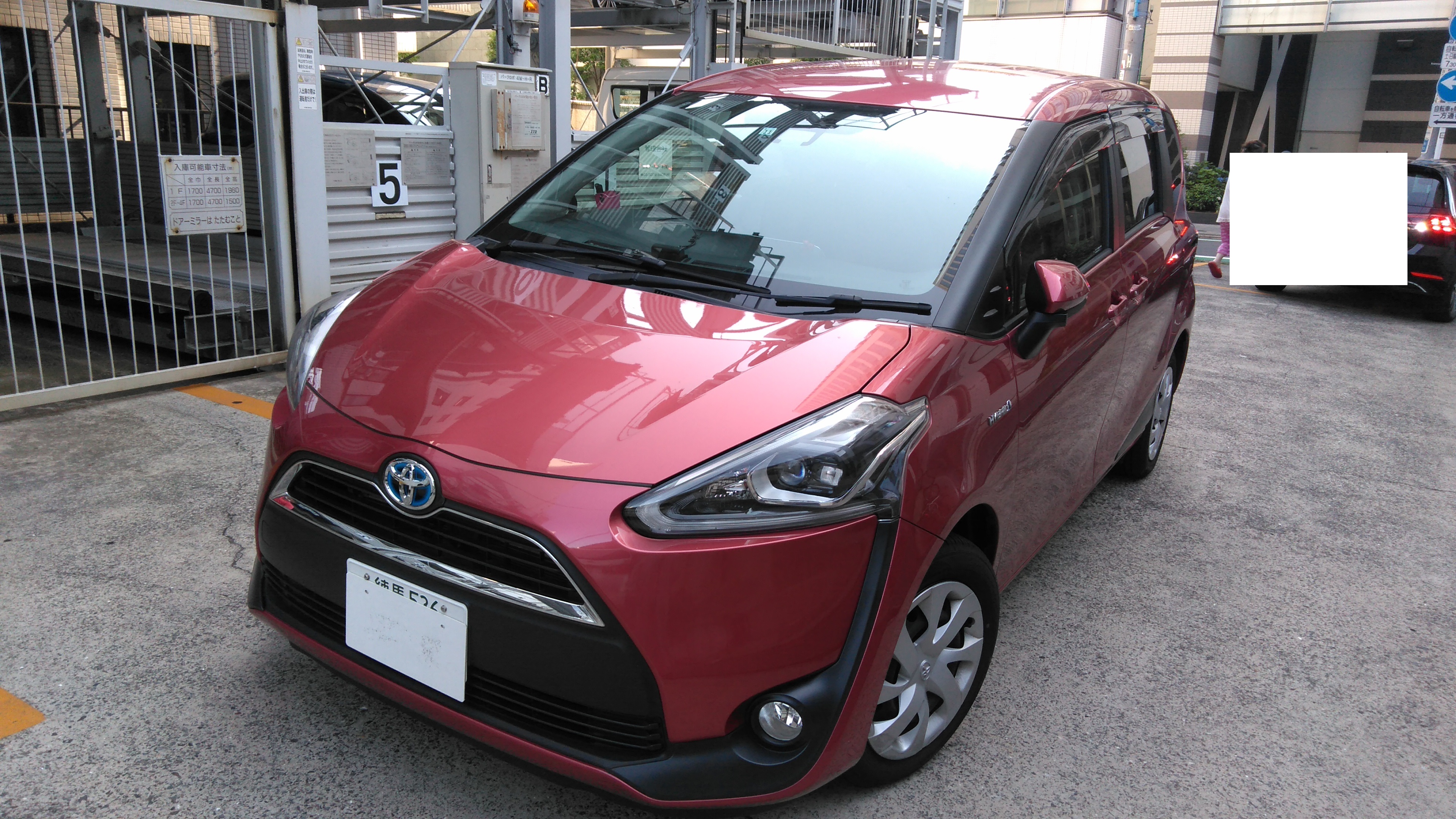 トヨタ シエンタの売買実績画像