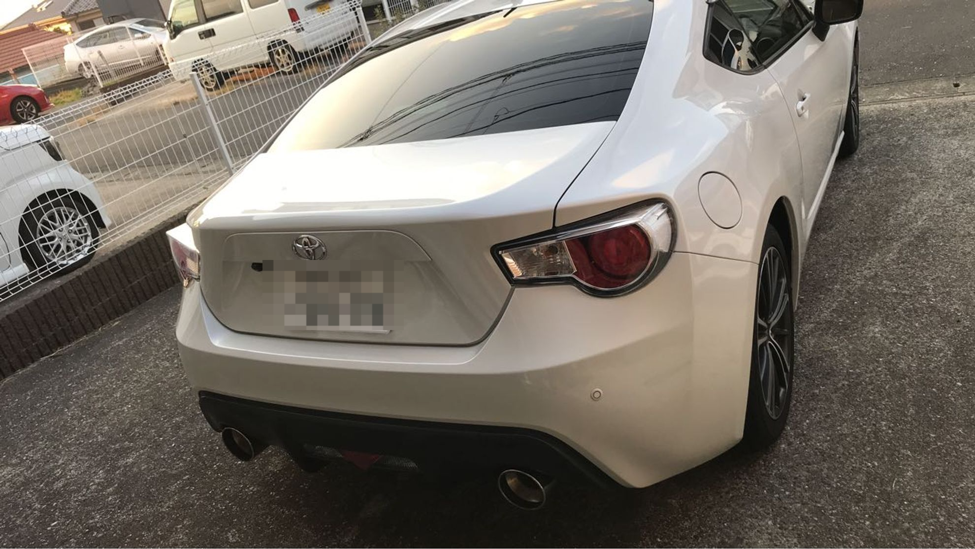 外装後方