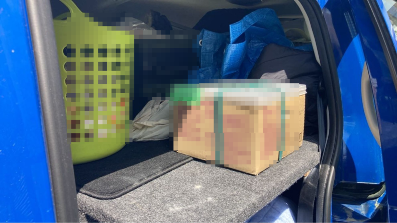 内装後方シート