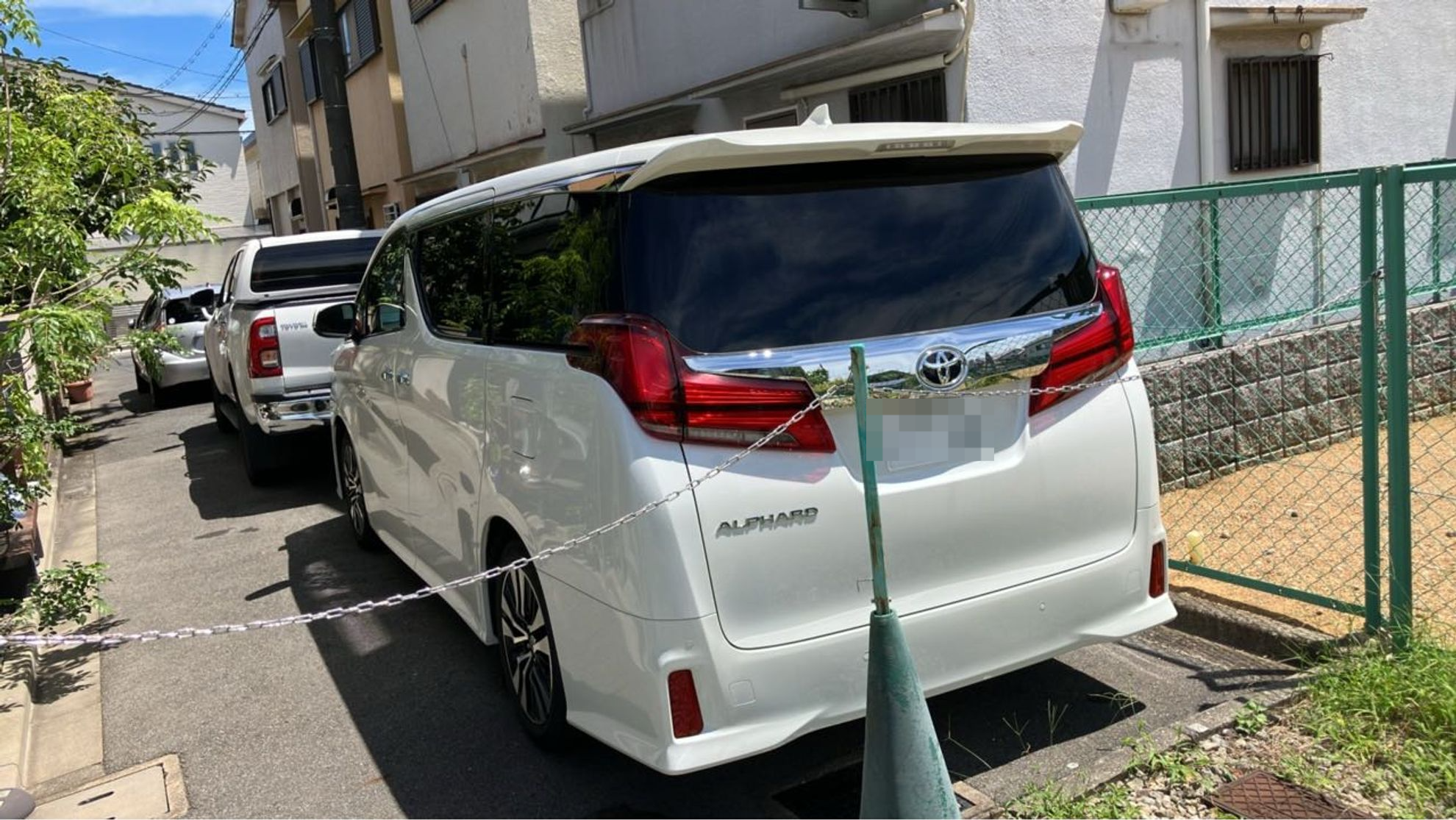 外装左後方