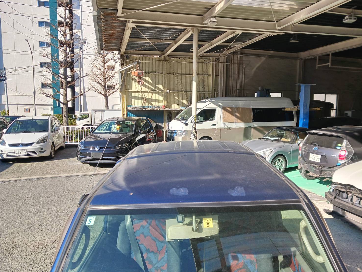 正面ルーフ