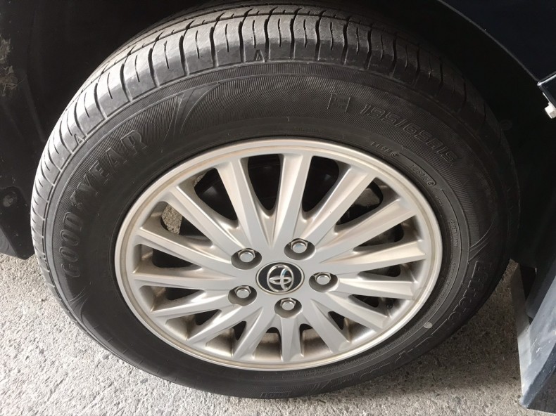 タイヤホイール前