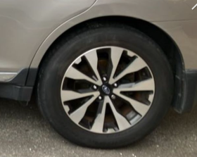 タイヤホイール前