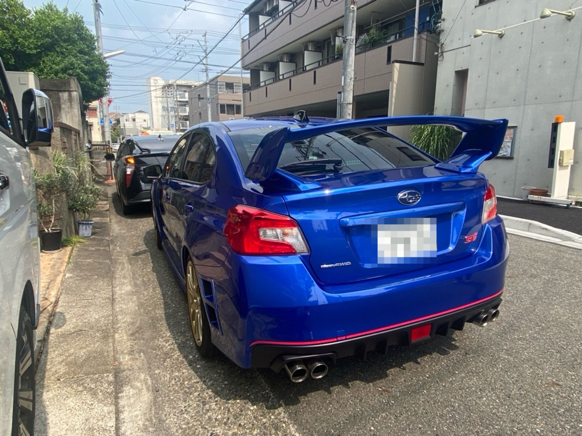 外装左後方