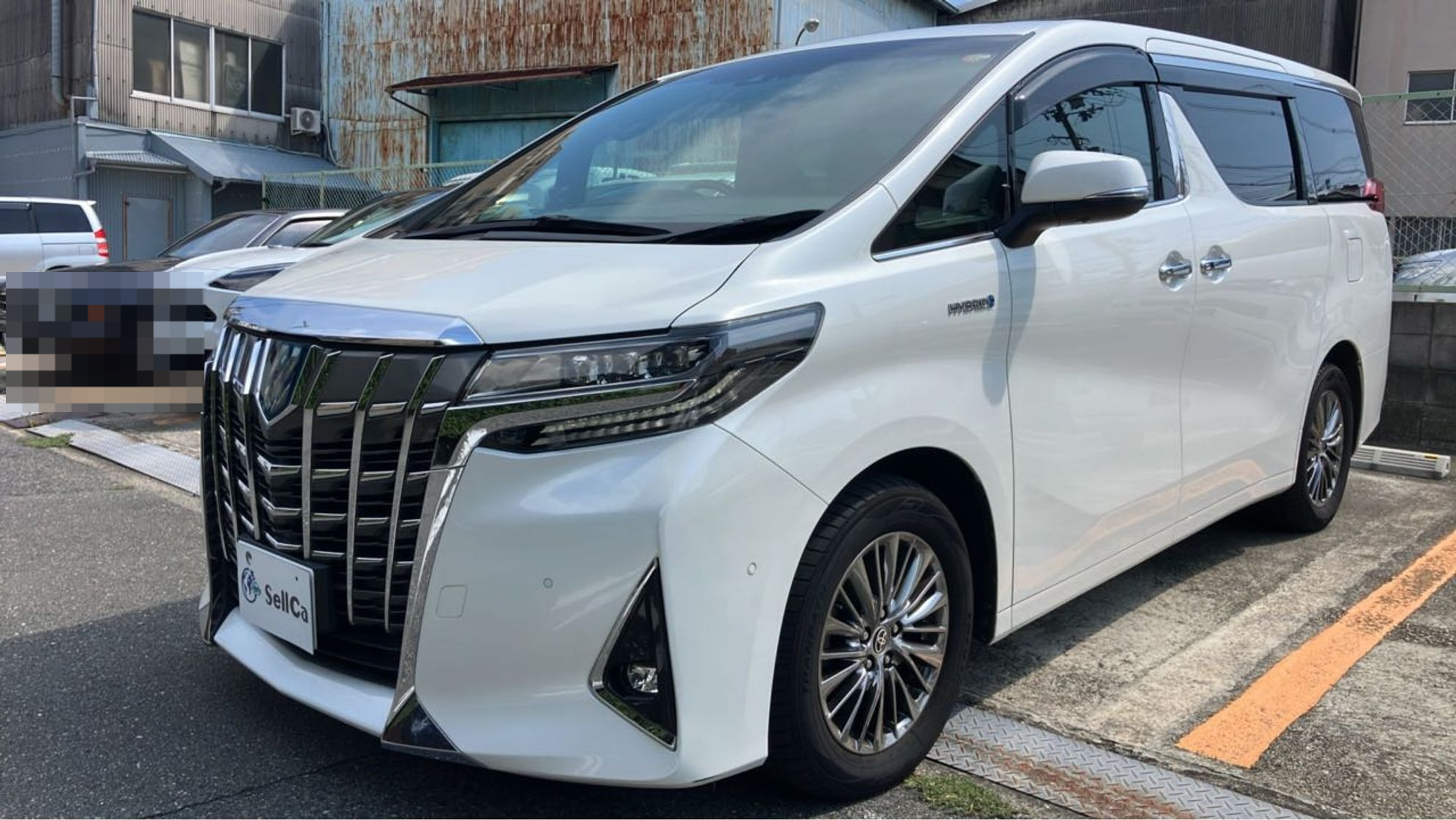 トヨタ アルファードハイブリッドの売買実績画像