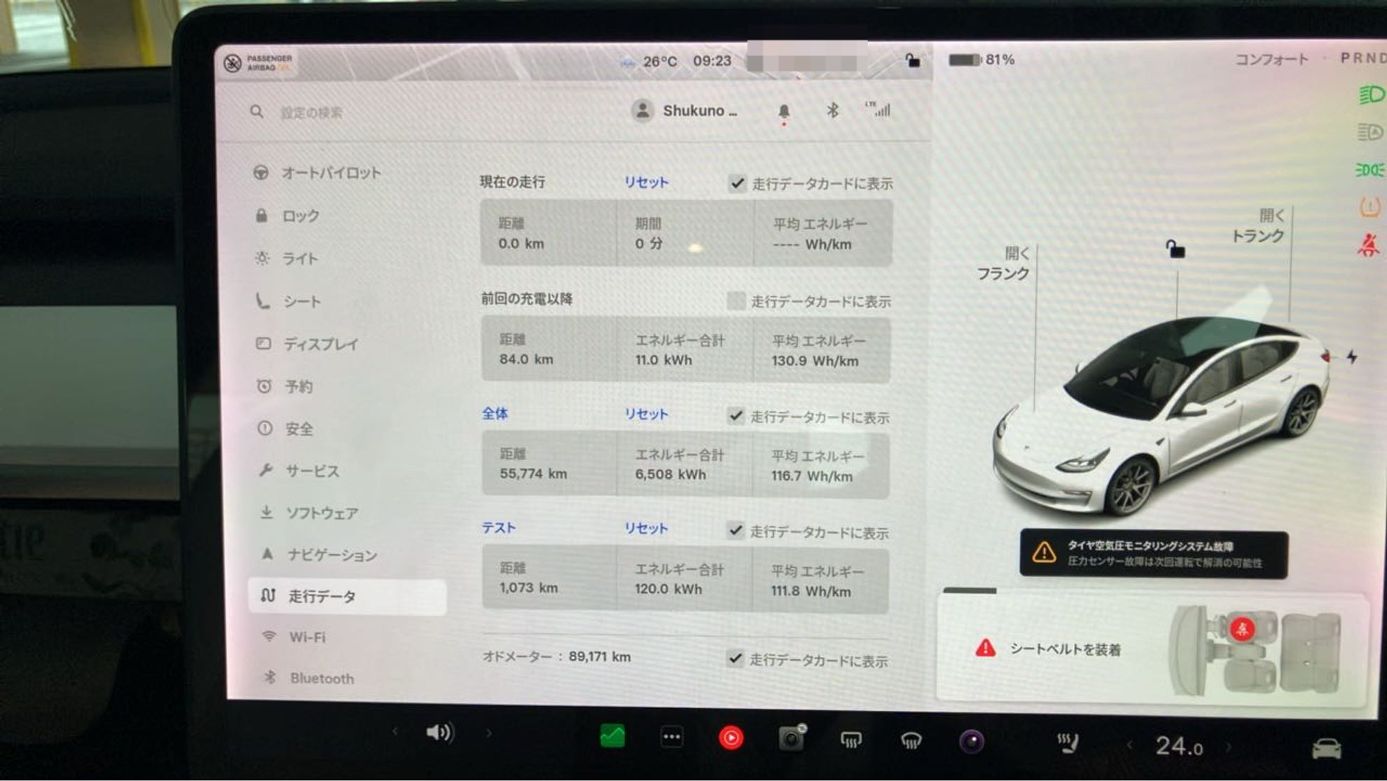 内装メーター
