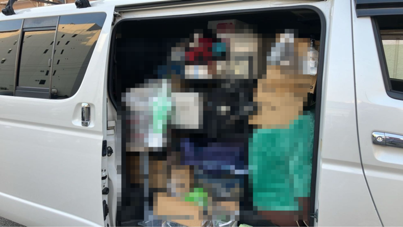 内装後方シート