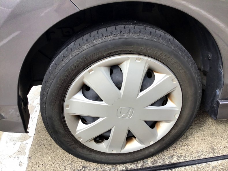 タイヤホイール後