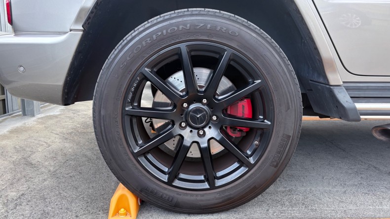 タイヤホイール後