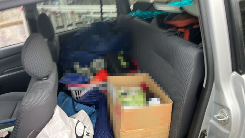 内装後方シート