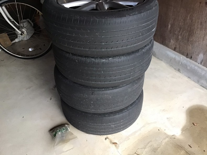 タイヤホイール後