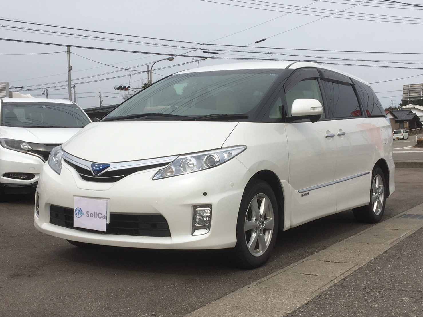 トヨタ エスティマハイブリッドの売買実績画像