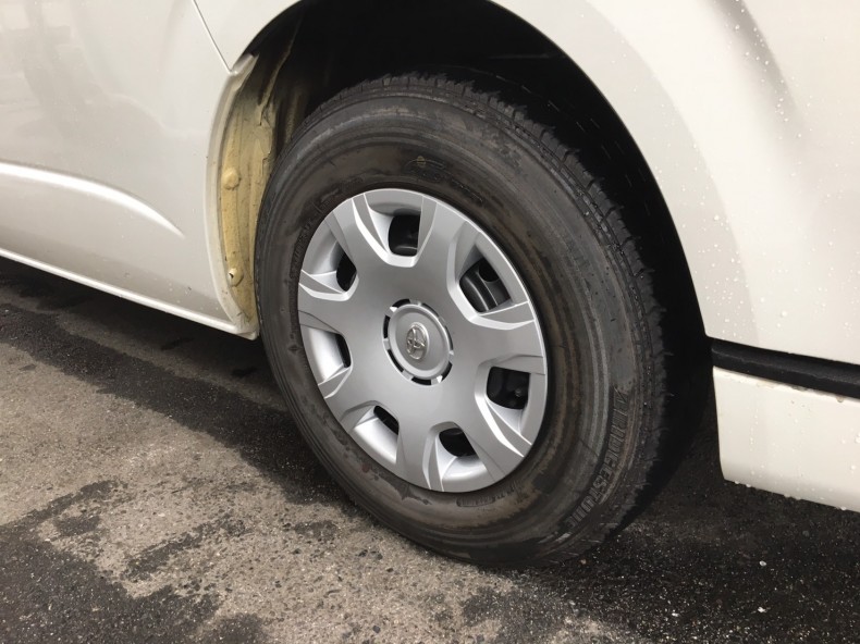 タイヤホイール後