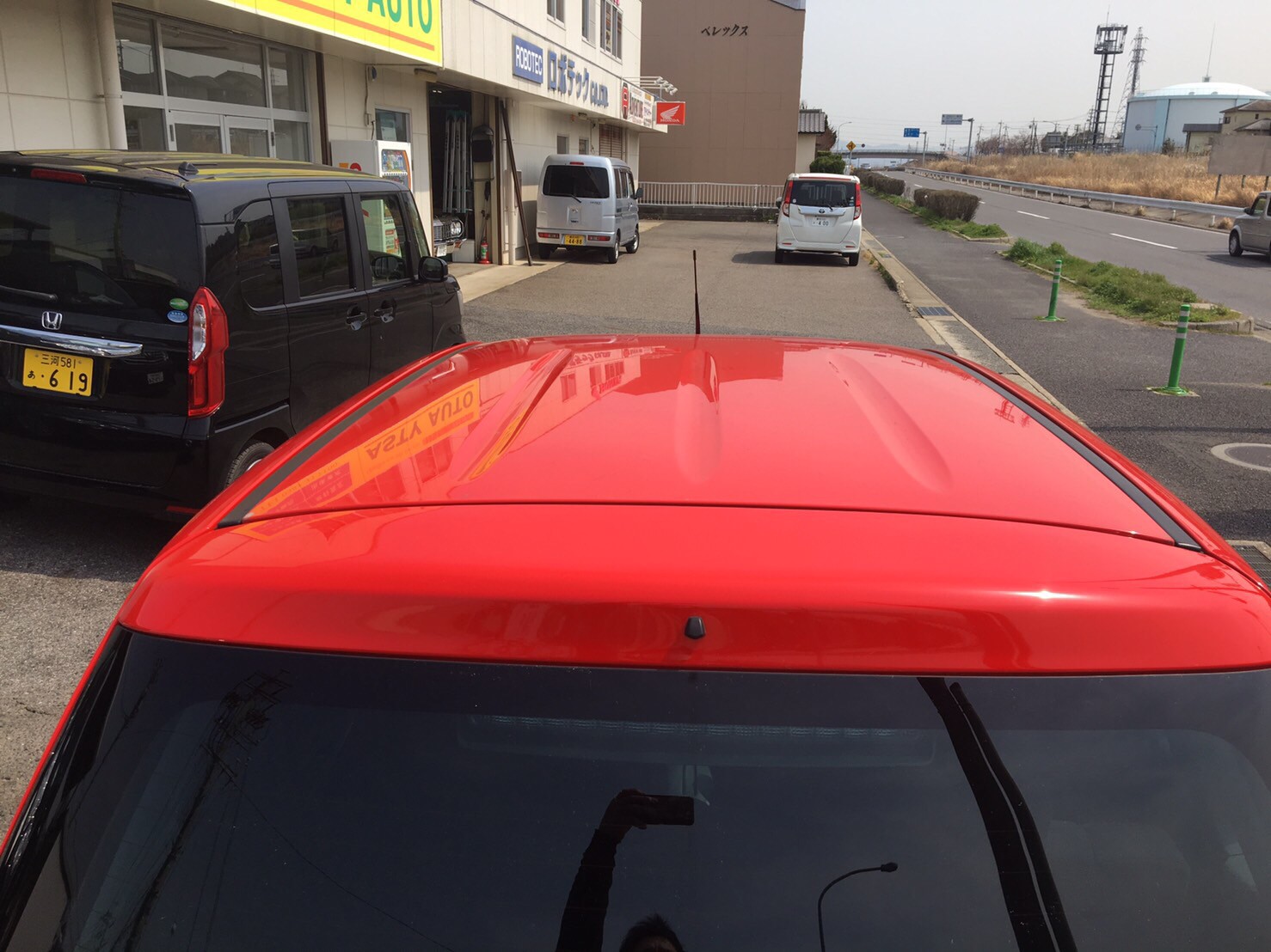 正面ルーフ