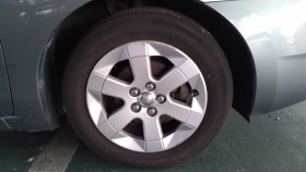 タイヤホイール前