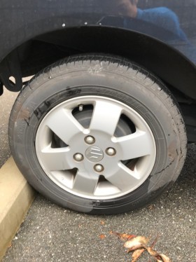 タイヤホイール後