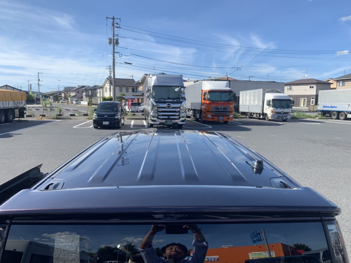 正面ルーフ
