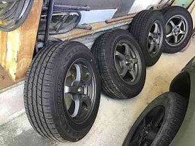 タイヤホイール後