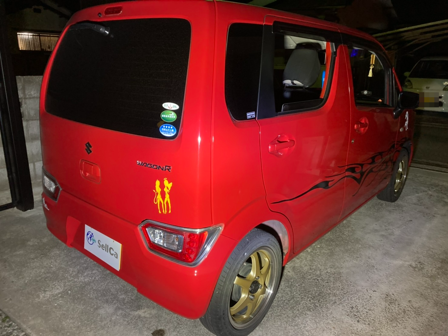 外装右後
