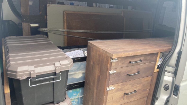 内装後方シート