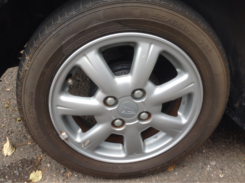 タイヤホイール後