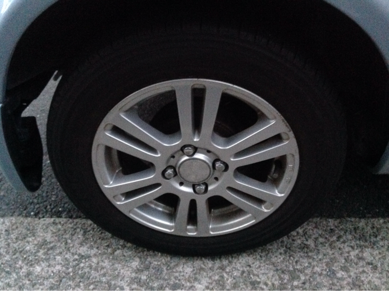 タイヤホイール後