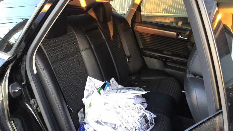 内装後方シート