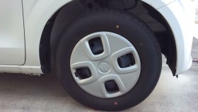 タイヤホイール前