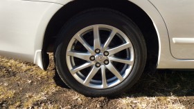 タイヤホイール前