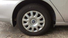 タイヤホイール前