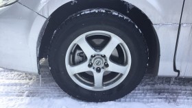 タイヤホイール前