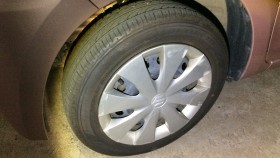 タイヤホイール前