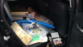 内装後方シート