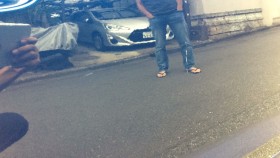 タイヤホイール前