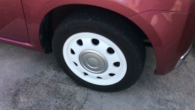 タイヤホイール前