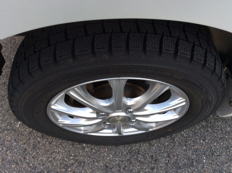 タイヤホイール前