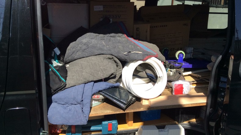 内装後方シート