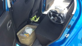 内装後方シート