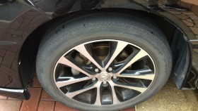 タイヤホイール前