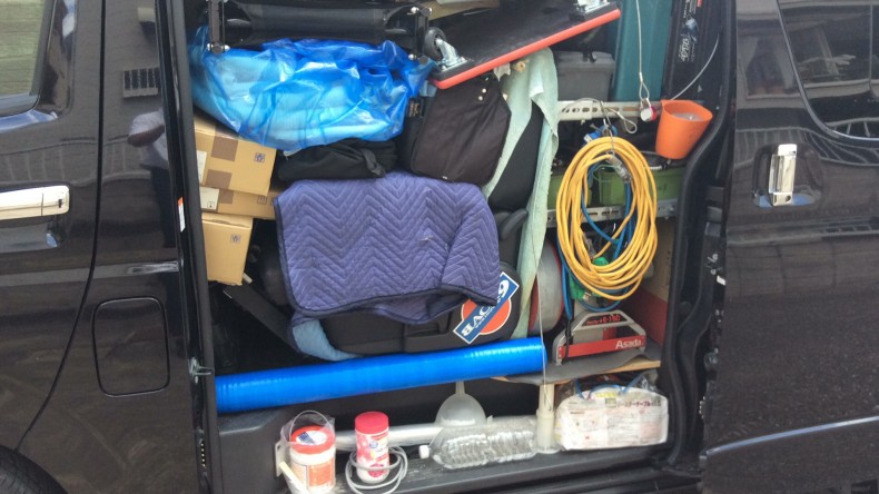 内装後方シート