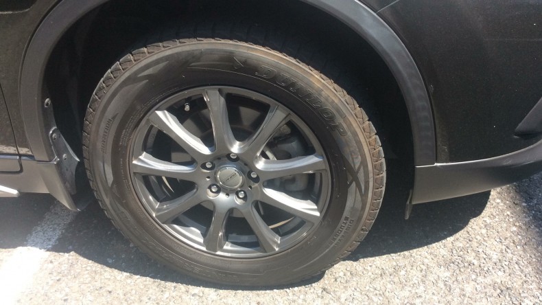 タイヤホイール前