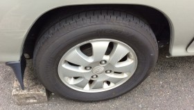 タイヤホイール前