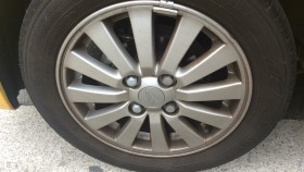 タイヤホイール前