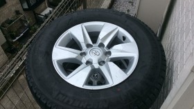 タイヤホイール前