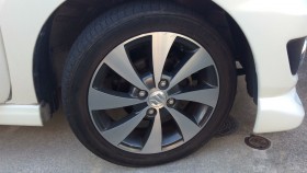 タイヤホイール前