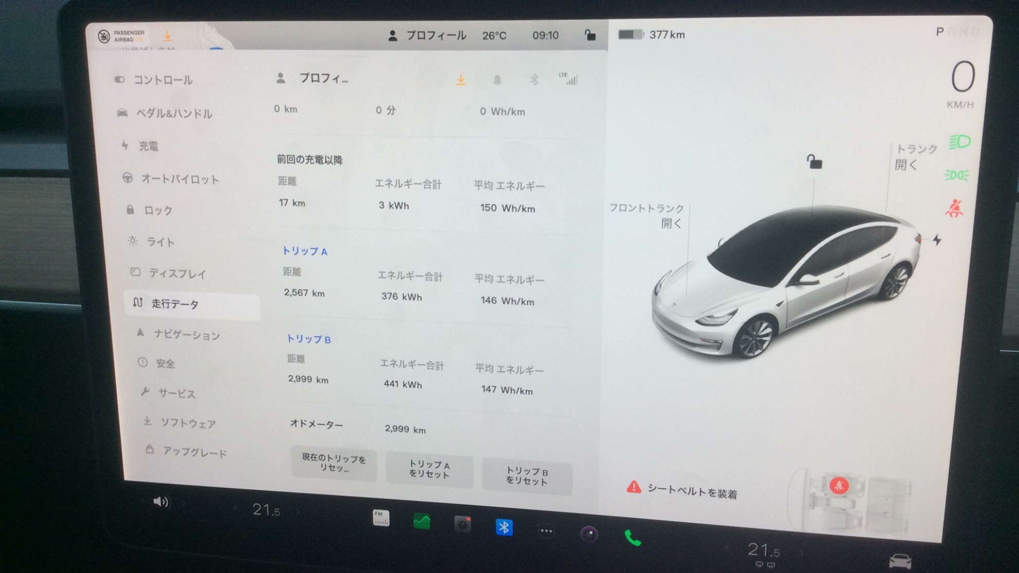 内装メーター