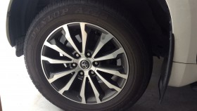 タイヤホイール前